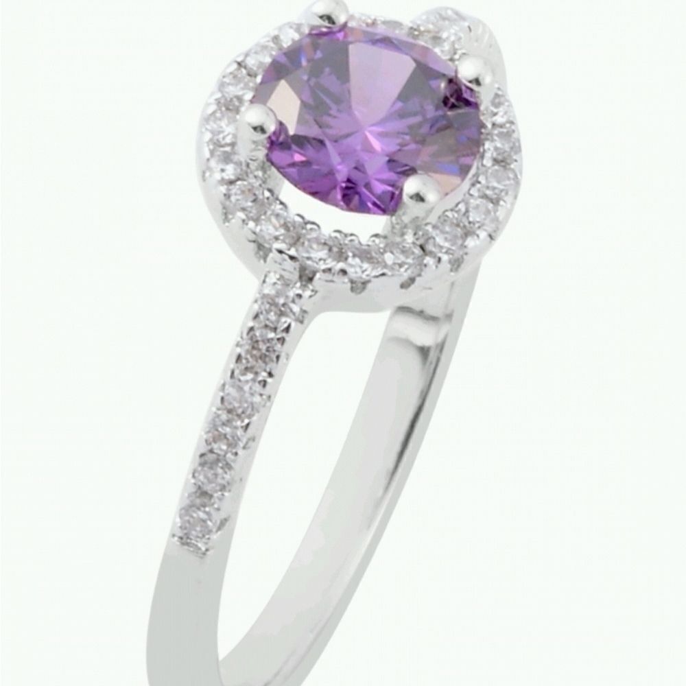 Simulated amethyst ring‎ - Picture 2 of 5